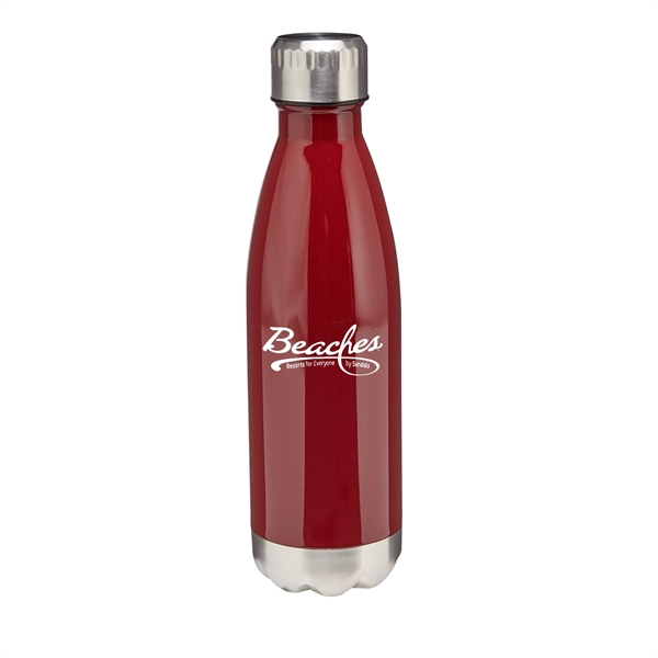 17 oz. Cascade Stainless Steel Insulated Water Bottle - 17 oz. Cascade Stainless Steel Insulated Water Bottle - Image 0 of 15