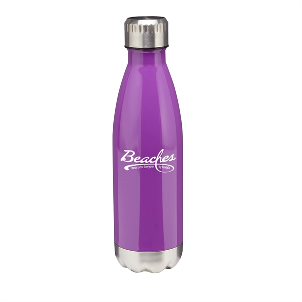 17 oz. Cascade Stainless Steel Insulated Water Bottle - 17 oz. Cascade Stainless Steel Insulated Water Bottle - Image 5 of 15