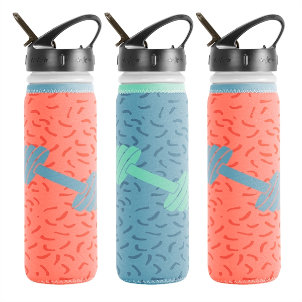 Van Metro Sport Bottle - Flip-Cap - Four Color Process - Van Metro Sport Bottle - Flip-Cap - Four Color Process - Image 3 of 4