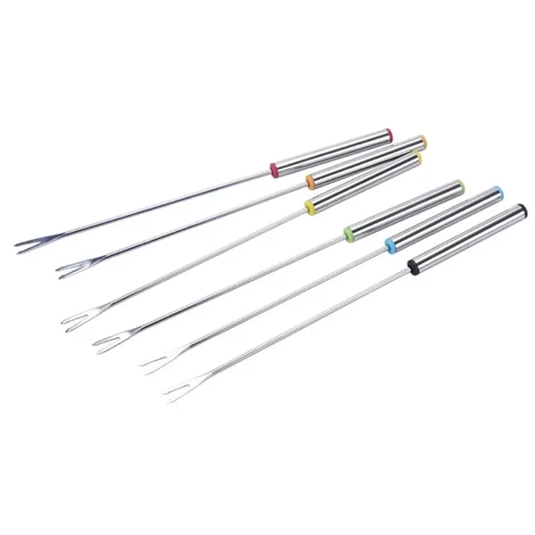 Stainless Steel Forks Fondue Sticks for Roast Meat Dessert - Stainless Steel Forks Fondue Sticks for Roast Meat Dessert - Image 1 of 8