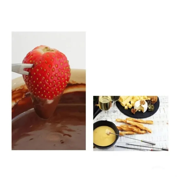 Stainless Steel Forks Fondue Sticks for Roast Meat Dessert - Stainless Steel Forks Fondue Sticks for Roast Meat Dessert - Image 8 of 8