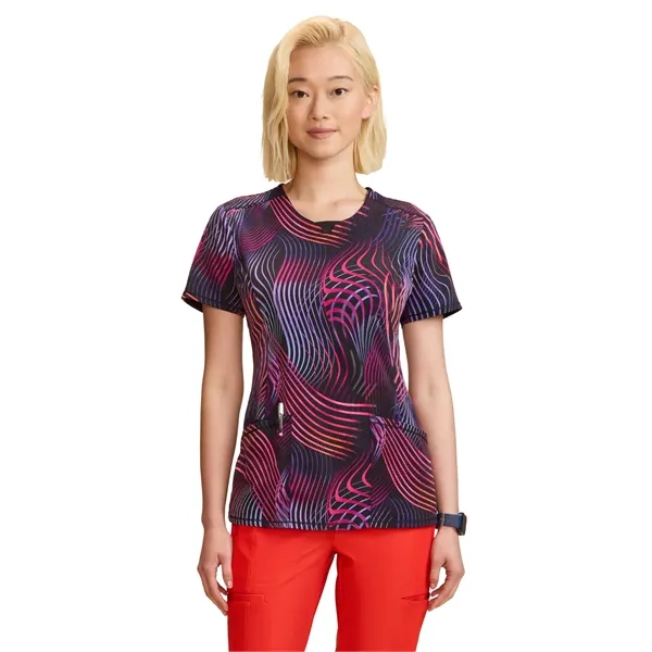 Infinity - Women's Round Neck Print Top - Infinity - Women's Round Neck Print Top - Image 3 of 10
