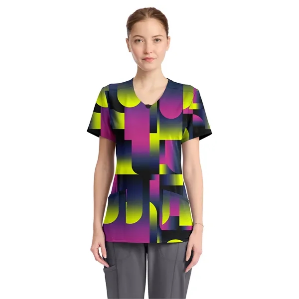 Infinity - Women's Round Neck Print Top - Infinity - Women's Round Neck Print Top - Image 9 of 10