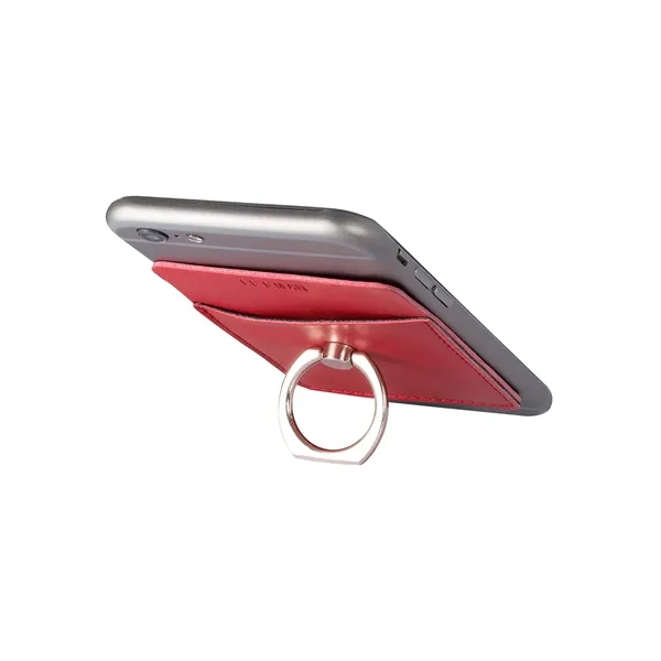 Leeman Tuscany Card Holder with Metal Ring Phone Stand - Leeman Tuscany Card Holder with Metal Ring Phone Stand - Image 7 of 10