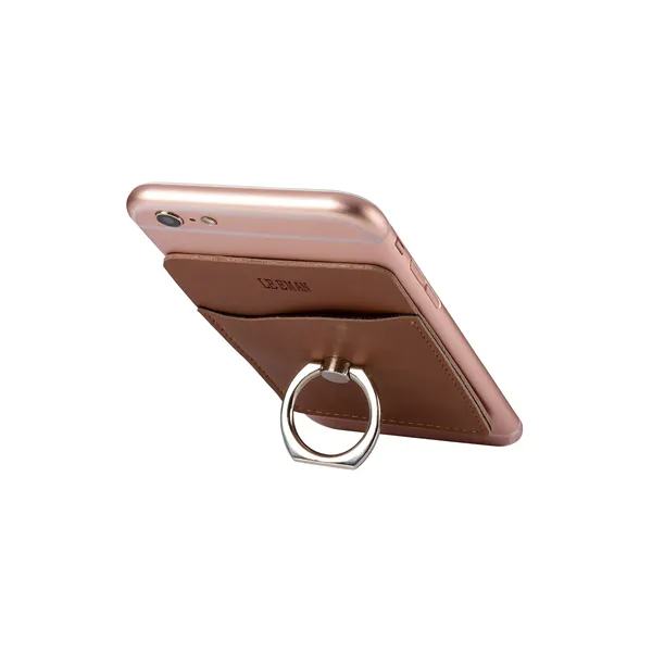 Leeman Tuscany Card Holder with Metal Ring Phone Stand - Leeman Tuscany Card Holder with Metal Ring Phone Stand - Image 9 of 10