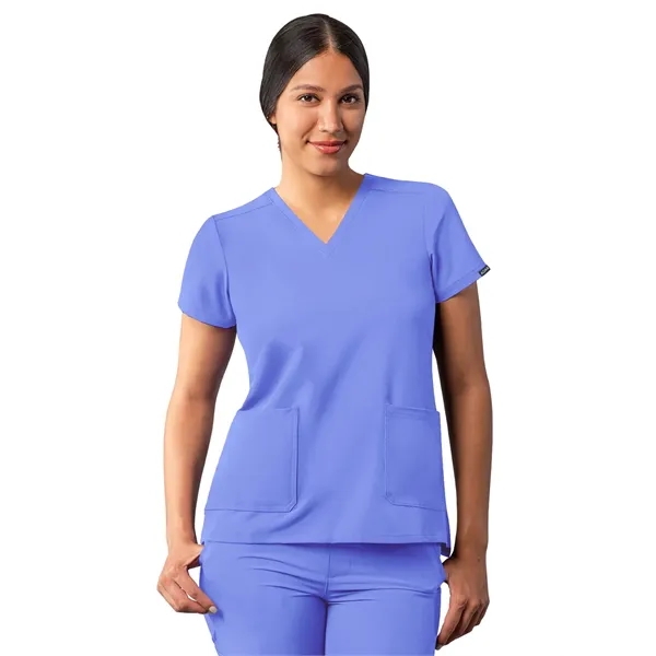 Adar - Addition - Women's Multi-Pocket V-Neck Top - Adar - Addition - Women's Multi-Pocket V-Neck Top - Image 1 of 11