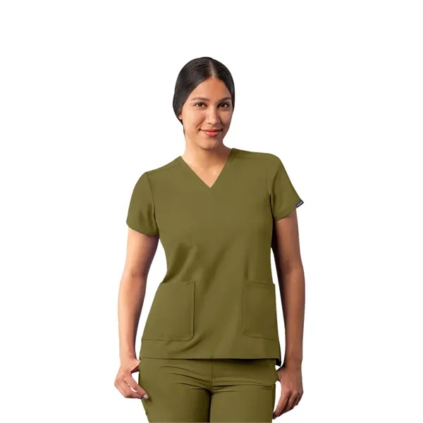 Adar - Addition - Women's Multi-Pocket V-Neck Top - Adar - Addition - Women's Multi-Pocket V-Neck Top - Image 3 of 11