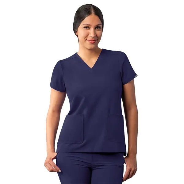 Adar - Addition - Women's Multi-Pocket V-Neck Top - Adar - Addition - Women's Multi-Pocket V-Neck Top - Image 4 of 11