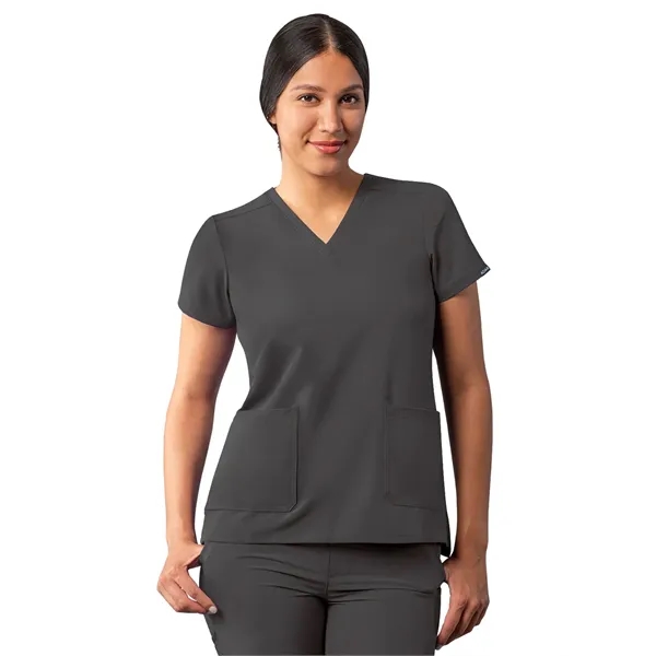 Adar - Addition - Women's Multi-Pocket V-Neck Top - Adar - Addition - Women's Multi-Pocket V-Neck Top - Image 5 of 11