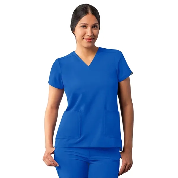 Adar - Addition - Women's Multi-Pocket V-Neck Top - Adar - Addition - Women's Multi-Pocket V-Neck Top - Image 6 of 11