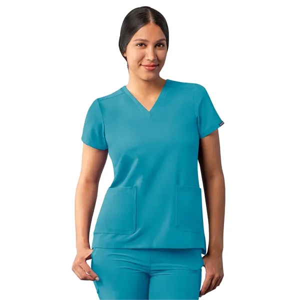 Adar - Addition - Women's Multi-Pocket V-Neck Top - Adar - Addition - Women's Multi-Pocket V-Neck Top - Image 9 of 11