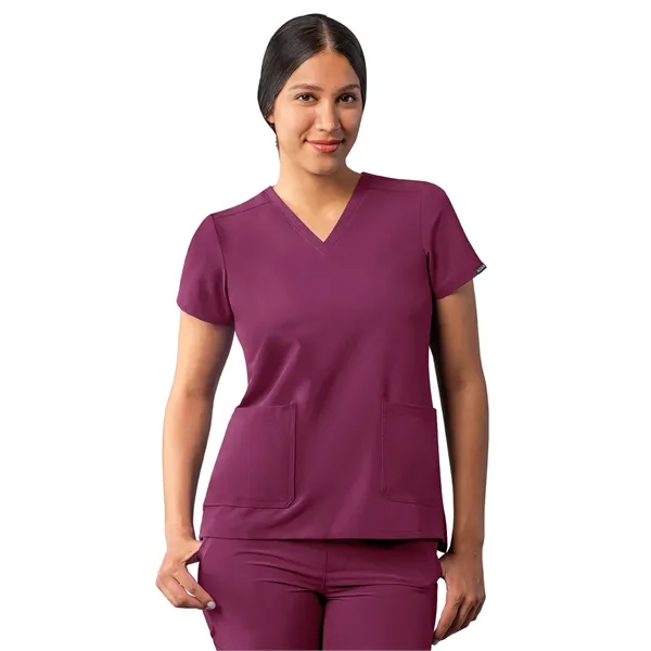 Adar - Addition - Women's Multi-Pocket V-Neck Top - Adar - Addition - Women's Multi-Pocket V-Neck Top - Image 11 of 11