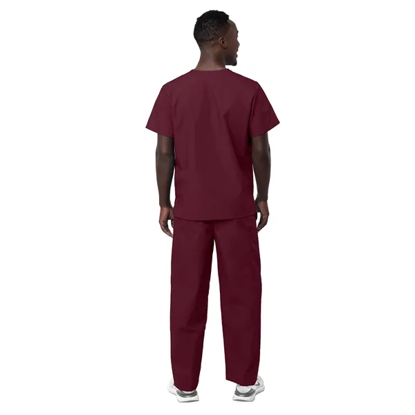 Adar - Sivvan - Unisex V-Neck Top Drawstring Pant Scrub Set - Adar - Sivvan - Unisex V-Neck Top Drawstring Pant Scrub Set - Image 2 of 29