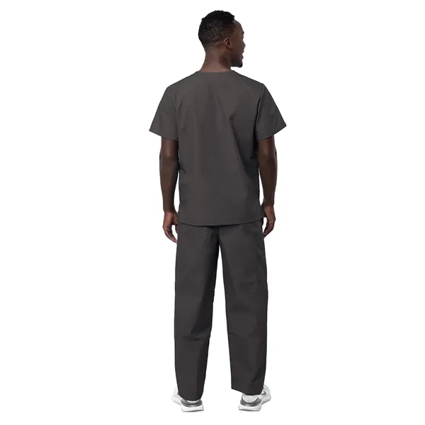 Adar - Sivvan - Unisex V-Neck Top Drawstring Pant Scrub Set - Adar - Sivvan - Unisex V-Neck Top Drawstring Pant Scrub Set - Image 8 of 29