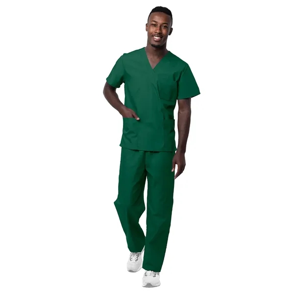 Adar - Sivvan - Unisex V-Neck Top Drawstring Pant Scrub Set - Adar - Sivvan - Unisex V-Neck Top Drawstring Pant Scrub Set - Image 11 of 29