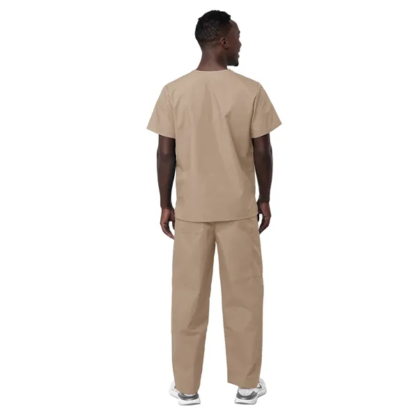 Adar - Sivvan - Unisex V-Neck Top Drawstring Pant Scrub Set - Adar - Sivvan - Unisex V-Neck Top Drawstring Pant Scrub Set - Image 12 of 29
