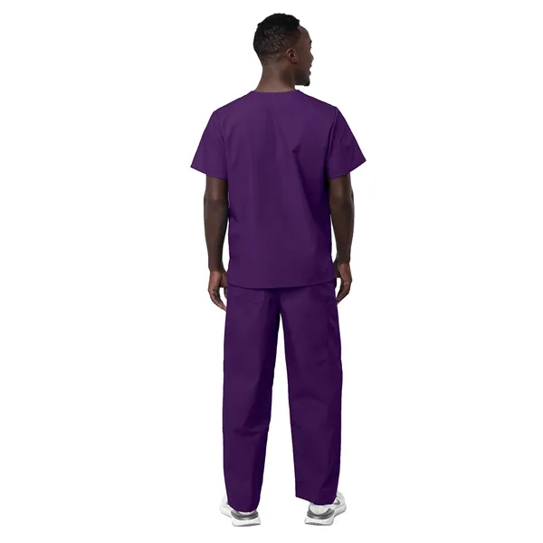 Adar - Sivvan - Unisex V-Neck Top Drawstring Pant Scrub Set - Adar - Sivvan - Unisex V-Neck Top Drawstring Pant Scrub Set - Image 20 of 29