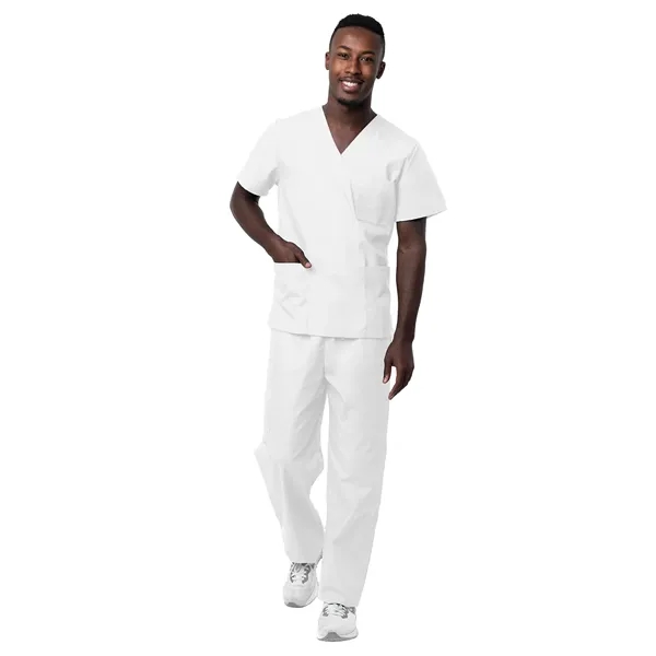 Adar - Sivvan - Unisex V-Neck Top Drawstring Pant Scrub Set - Adar - Sivvan - Unisex V-Neck Top Drawstring Pant Scrub Set - Image 29 of 29