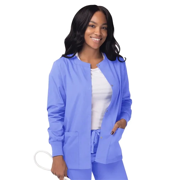 Adar - Sivvan - Women's Warm-Up Snap Close Jacket - Adar - Sivvan - Women's Warm-Up Snap Close Jacket - Image 7 of 23