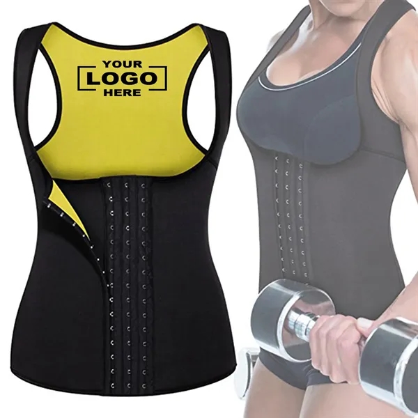 Custom Women's Neoprene Slimming Tank Top for Workout - Custom Women's Neoprene Slimming Tank Top for Workout - Image 0 of 4