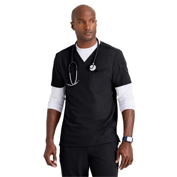 Barco Unify - Men's Three-Pocket V-Neck Rally Scrub Top - Barco Unify - Men's Three-Pocket V-Neck Rally Scrub Top - Image 3 of 13