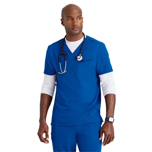 Barco Unify - Men's Three-Pocket V-Neck Rally Scrub Top - Barco Unify - Men's Three-Pocket V-Neck Rally Scrub Top - Image 7 of 13