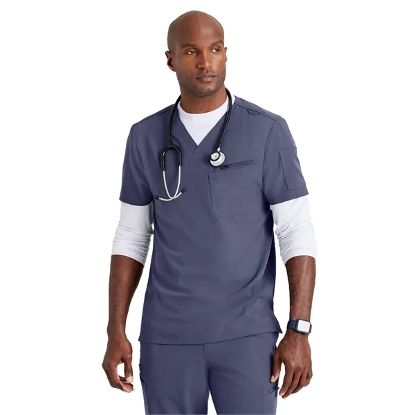 Barco Unify - Men's Three-Pocket V-Neck Rally Scrub Top - Barco Unify - Men's Three-Pocket V-Neck Rally Scrub Top - Image 11 of 13