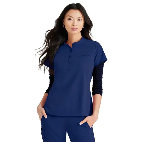 Barco Unify - Women's One-Pocket Henley Style Mission Scr... - Barco Unify - Women's One-Pocket Henley Style Mission Scr... - Image 5 of 13