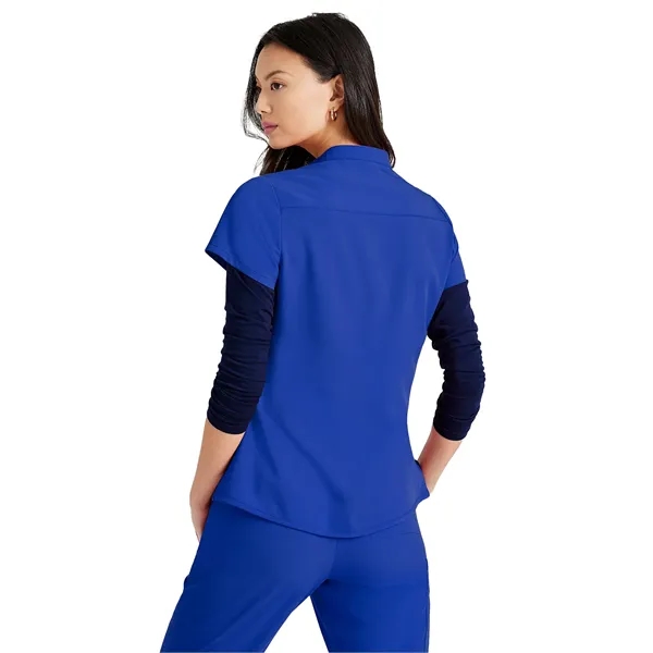 Barco Unify - Women's One-Pocket Henley Style Mission Scr... - Barco Unify - Women's One-Pocket Henley Style Mission Scr... - Image 6 of 13