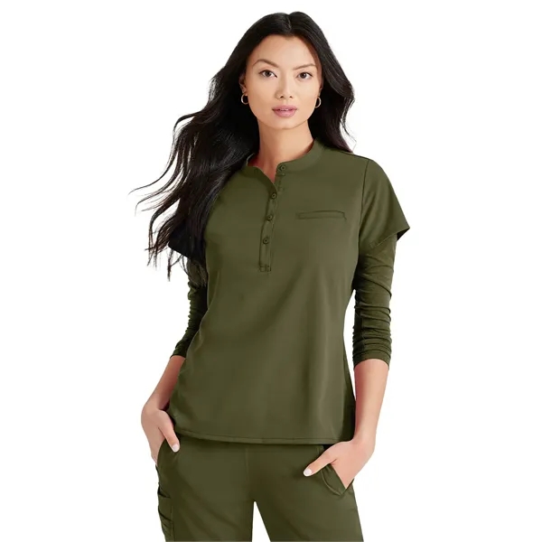 Barco Unify - Women's One-Pocket Henley Style Mission Scr... - Barco Unify - Women's One-Pocket Henley Style Mission Scr... - Image 9 of 13