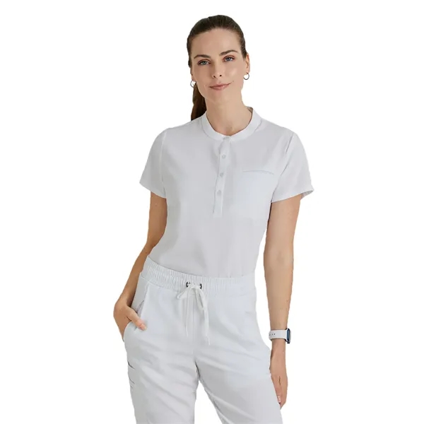 Barco Unify - Women's One-Pocket Henley Style Mission Scr... - Barco Unify - Women's One-Pocket Henley Style Mission Scr... - Image 13 of 13