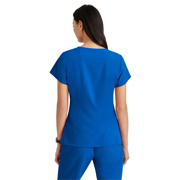 Barco Unify - Women's Four-Pocket V-Neck Purpose Scrub Top - Barco Unify - Women's Four-Pocket V-Neck Purpose Scrub Top - Image 6 of 13