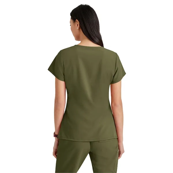 Barco Unify - Women's Four-Pocket V-Neck Purpose Scrub Top - Barco Unify - Women's Four-Pocket V-Neck Purpose Scrub Top - Image 8 of 13
