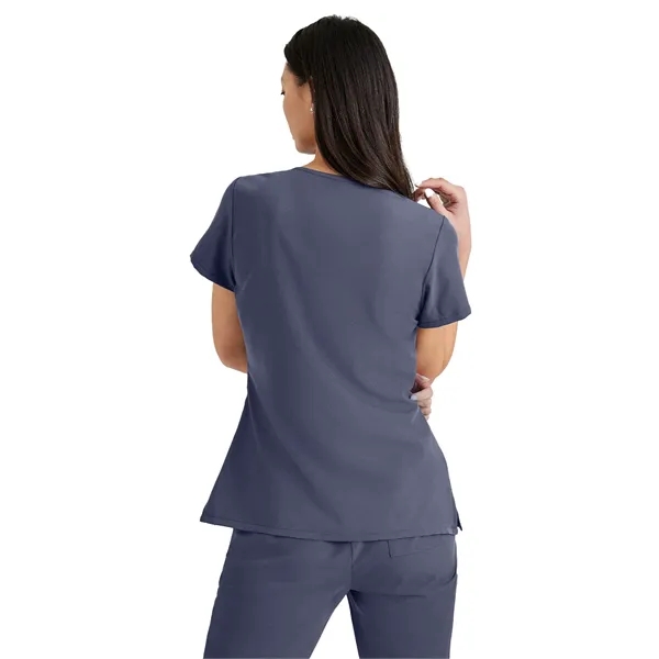 Barco Unify - Women's Four-Pocket V-Neck Purpose Scrub Top - Barco Unify - Women's Four-Pocket V-Neck Purpose Scrub Top - Image 10 of 13