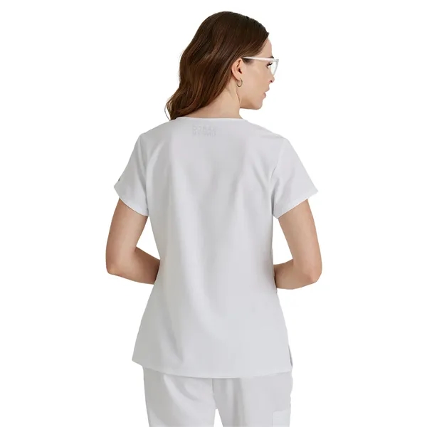Barco Unify - Women's Four-Pocket V-Neck Purpose Scrub Top - Barco Unify - Women's Four-Pocket V-Neck Purpose Scrub Top - Image 12 of 13