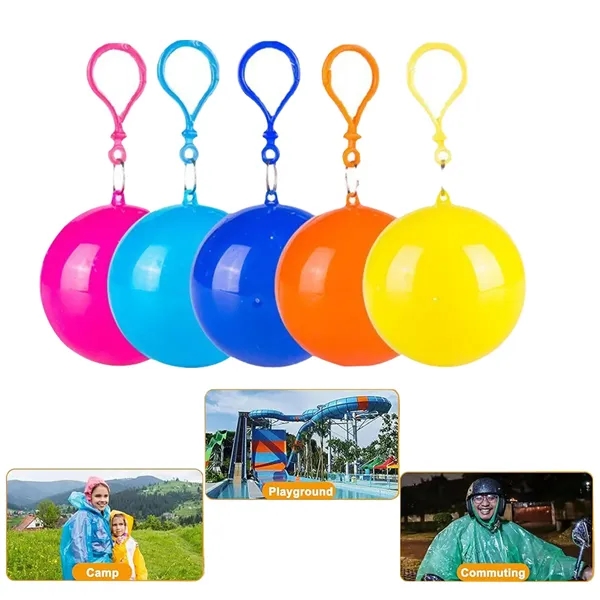 Portable Disposable Emergency Raincoats Ball - Portable Disposable Emergency Raincoats Ball - Image 0 of 3