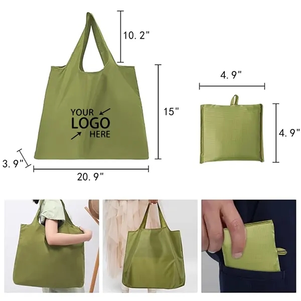 Large Waterproof Reusable Foldable Shopping Bag - Large Waterproof Reusable Foldable Shopping Bag - Image 1 of 8