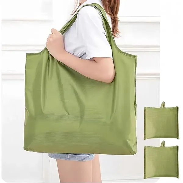 Large Waterproof Reusable Foldable Shopping Bag - Large Waterproof Reusable Foldable Shopping Bag - Image 7 of 8