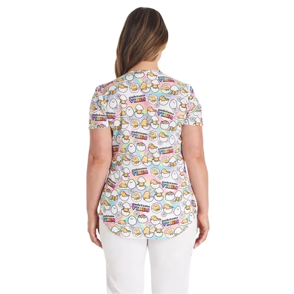 Cherokee - Tooniforms - Women's V-Neck Print Top - Cherokee - Tooniforms - Women's V-Neck Print Top - Image 2 of 11