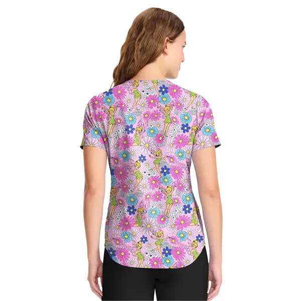 Cherokee - Tooniforms - Women's V-Neck Print Top - Cherokee - Tooniforms - Women's V-Neck Print Top - Image 4 of 11