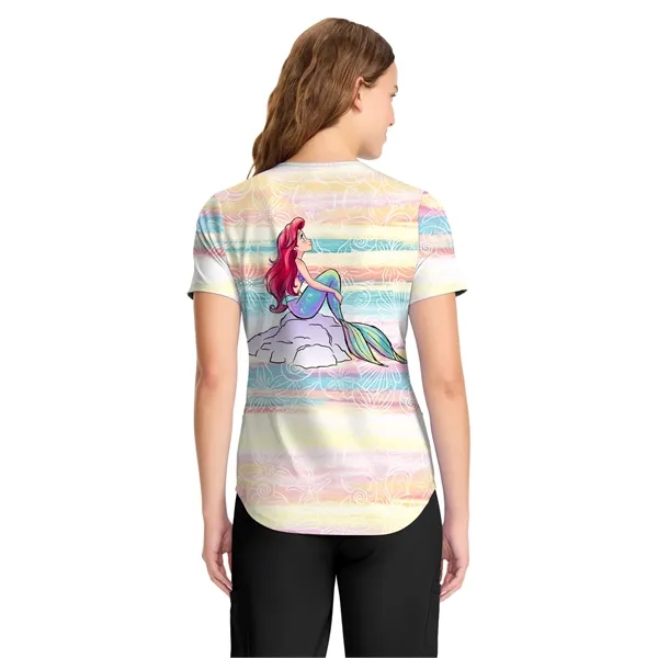 Cherokee - Tooniforms - Women's V-Neck Print Top - Cherokee - Tooniforms - Women's V-Neck Print Top - Image 6 of 11