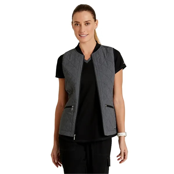 Grey's Anatomy Spandex Stretch - Women's Two-Pocket Quilt... - Grey's Anatomy Spandex Stretch - Women's Two-Pocket Quilt... - Image 2 of 2