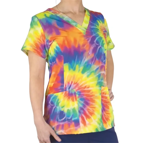 ScrubJoy - ScrubJoy Originals - Women's Two-Pocket V-Neck... - ScrubJoy - ScrubJoy Originals - Women's Two-Pocket V-Neck... - Image 5 of 7