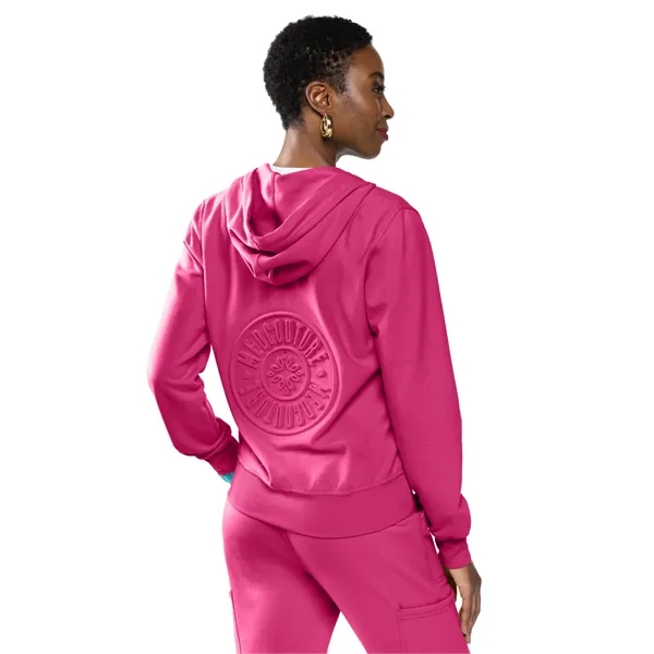 Med Couture - MC Lifestyle - Women's 2-Pocket Zip Front H... - Med Couture - MC Lifestyle - Women's 2-Pocket Zip Front H... - Image 1 of 3