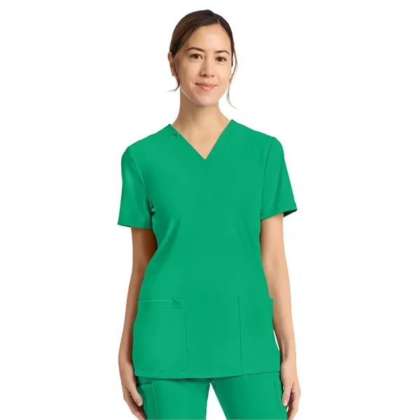 Cherokee - Cherokee Achieve - Women's 2-Pocket V-Neck Top - Cherokee - Cherokee Achieve - Women's 2-Pocket V-Neck Top - Image 7 of 25