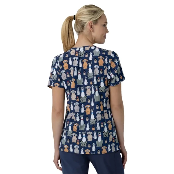 Wink - Fashion Prints - Women's V-Neck Print Scrub Top - Wink - Fashion Prints - Women's V-Neck Print Scrub Top - Image 1 of 6