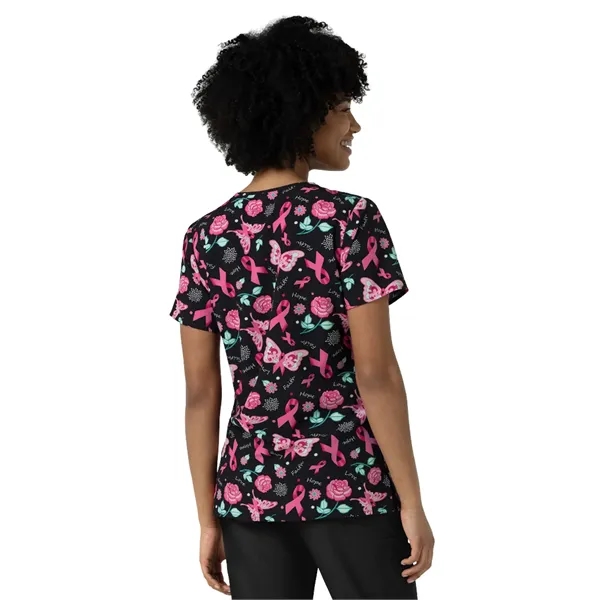 Wink - Fashion Prints - Women's V-Neck Print Scrub Top - Wink - Fashion Prints - Women's V-Neck Print Scrub Top - Image 2 of 6