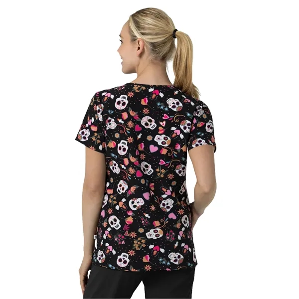 Wink - Fashion Prints - Women's V-Neck Print Scrub Top - Wink - Fashion Prints - Women's V-Neck Print Scrub Top - Image 5 of 6