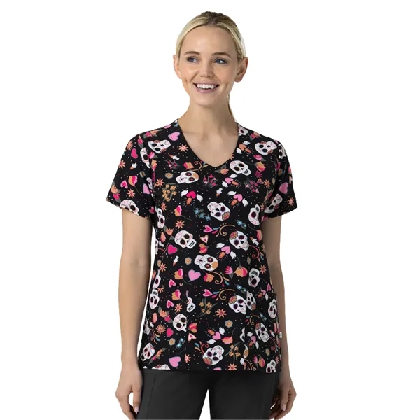 Wink - Fashion Prints - Women's V-Neck Print Scrub Top - Wink - Fashion Prints - Women's V-Neck Print Scrub Top - Image 6 of 6