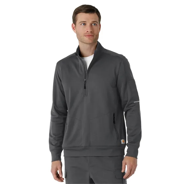 Carhartt Scrubs - Men's Four-Pocket Half Zip Fleece Jacket - Carhartt Scrubs - Men's Four-Pocket Half Zip Fleece Jacket - Image 7 of 8